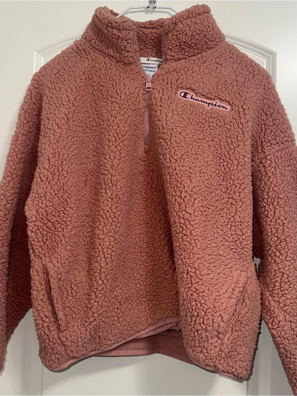 Champion Women’s Sherpa Half-Zip Jacket - Dusty Rose